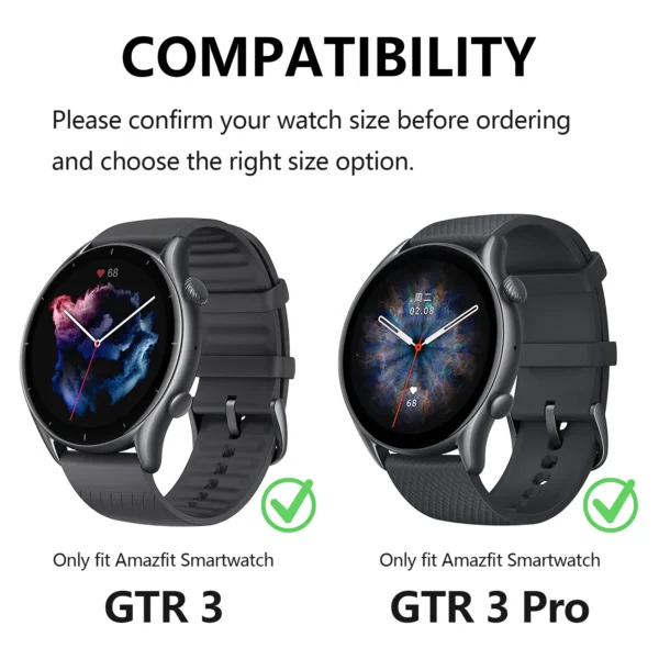 Tpu caso macio para huami amazfit gtr 3/gtr 3 pro, cobertura completa, pára-choques, protetor de tela - Image 5