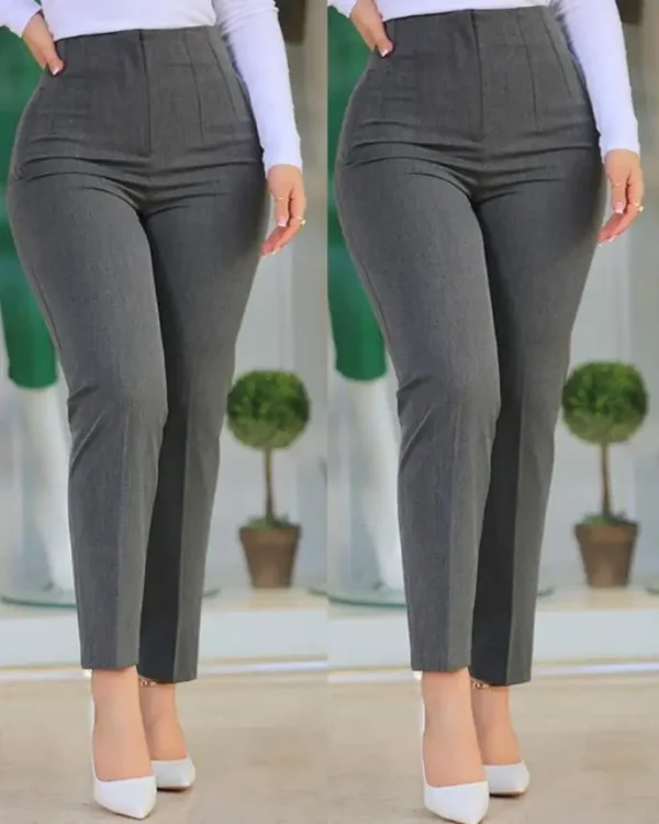 Calça de Trabalho Feminina Cintura Alta – Moda 2024 - Image 27